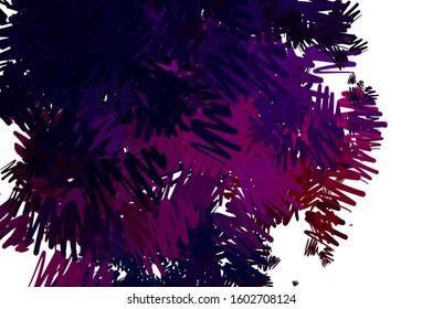 Light Pink, Red vector pattern with sharp lines. Glitter abstract illustration with colorful sticks. Template for your beautiful backgrounds.