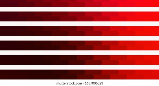 Light Pink, Red vector pattern with lines. Gradient illustration with straight lines in abstract style. Pattern for ads, commercials.