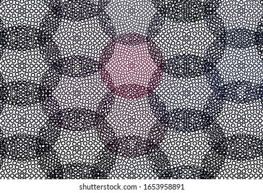 Light Pink, Red vector pattern with spheres. Blurred decorative design in abstract style with bubbles. New template for your brand book.