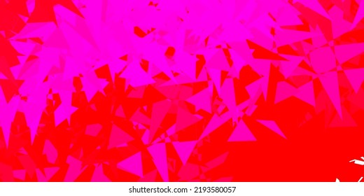 Light Pink, Red vector pattern with abstract shapes. Colorful abstract forms with gradient in simple style. Smart design for your business.