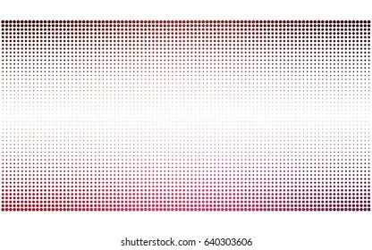 Light Pink, Red vector pattern of geometric circle shapes. Colorful mosaic banner. Geometric background with colored disks.