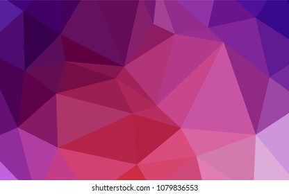 Light Pink, Red vector polygonal template. Creative geometric illustration in Origami style with gradient. Brand-new style for your business design.