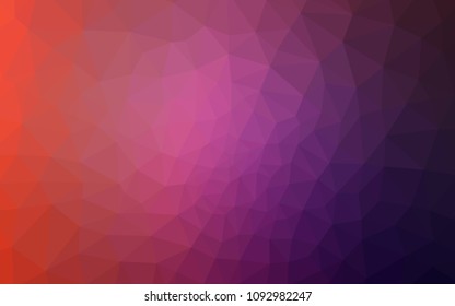 Light Pink, Red vector polygonal background. A sample with polygonal shapes. Brand new design for your business.