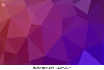 Light Pink, Red vector polygonal background. Geometric illustration in Origami style with gradient.  Template for cell phone's backgrounds.