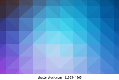 Light Pink, Red vector polygonal template. Modern abstract illustration with triangles. Completely new template for your banner.
