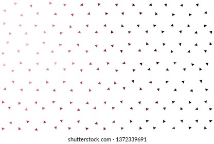 Light Pink, Red vector  polygonal pattern. Modern abstract illustration with triangles. Completely new template for your banner.