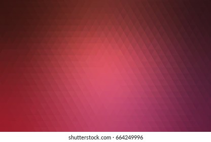 Light Pink, Red vector polygonal template. Colorful abstract illustration with gradient. The best triangular design for your business.
