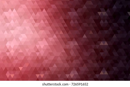 Light Pink, Red vector polygonal background. Colorful illustration in abstract style with gradient. The completely new template can be used for your brand book.