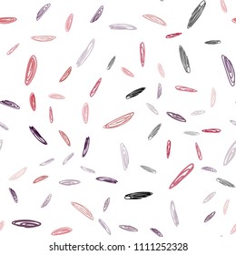 Light Pink, Red vector seamless background with bubbles. Beautiful colored illustration with blurred circles in nature style. Pattern can be used for beautiful websites.