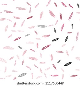 Light Pink, Red vector seamless backdrop with dots. Blurred bubbles on abstract background with colorful gradient. Pattern can be used as texture of wallpapers.