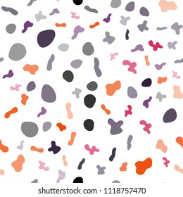 Light Pink, Red vector seamless pattern with liquid shapes. Colorful illustration in abstract marble style with gradient. The best blurred design for your business.