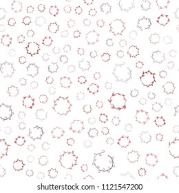 Light Pink, Red vector seamless cover with spots. Blurred bubbles on abstract background with colorful gradient. Pattern can be used for beautiful websites.