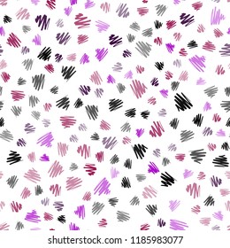 Light Pink, Red vector seamless pattern with sharp lines. Glitter abstract illustration with colored sticks. Best design for your ad, poster, banner.