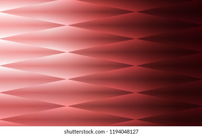 Light Pink, Red vector seamless cover in polygonal style. Rectangles on abstract background with colorful gradient. Pattern for design of window blinds, curtains.
