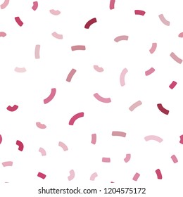 Light Pink, Red vector seamless background with abstract circles. Blurred geometric sample with gradient bubbles.  The elegant pattern for brand book.
