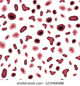 Light Pink, Red vector seamless backdrop with dots. Blurred bubbles on abstract background with colorful gradient. Pattern for design of window blinds, curtains.