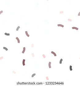 Light Pink, Red vector seamless pattern with bent lines. A vague circumflex abstract illustration with gradient. The best blurred design for your business.