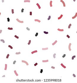 Light Pink, Red vector seamless pattern with bubble shapes. Creative illustration in halftone marble style with gradient. Marble design for your web site.
