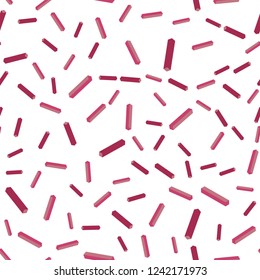 Light Pink, Red vector seamless, isometric pattern with sharp lines. Colorful shining illustration with lines on abstract template. Template for business cards, websites.