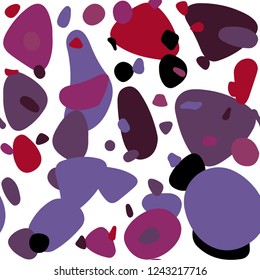 Light Pink, Red vector seamless pattern with spheres. Beautiful colored illustration with blurred circles in nature style. Design for wallpaper, fabric makers.