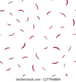 Light Pink, Red vector seamless layout with bent lines. A completely new colorful illustration in simple style. A new texture for your  ad, booklets, leaflets.