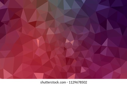 Light Pink, Red vector shining triangular layout. A completely new color illustration in a polygonal style. New template for your brand book.