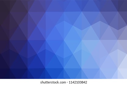 Light Pink, Red vector shining triangular cover. Polygonal abstract illustration with gradient. Completely new template for your banner.