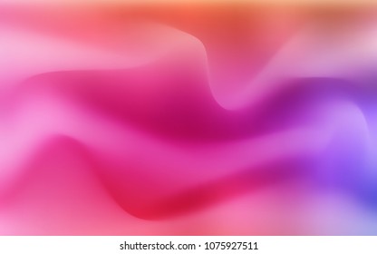 Light Pink, Red vector template with liquid shapes. Colorful abstract illustration with gradient lines. Pattern for your business design.