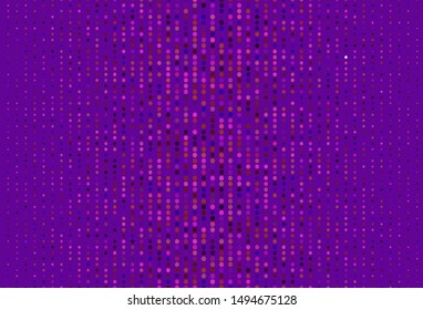 Light Pink, Red vector template with circles. Beautiful colored illustration with blurred circles in nature style. Design for your business advert.