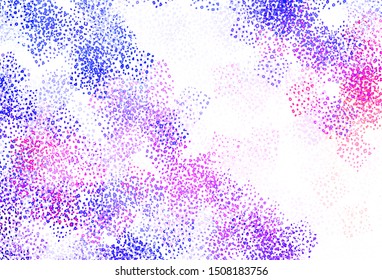 Light Pink, Red vector template with chaotic shapes. Modern abstract illustration with colorful random forms. Background for a cell phone.