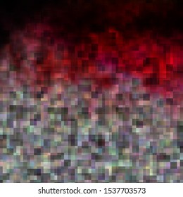 Light Pink, Red vector template with rectangles. Illustration with a set of gradient rectangles. Template for cellphones.