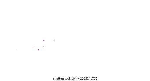 Light Pink, Red vector template with wry lines. Abstract illustration with bandy gradient lines. Template for your UI design.