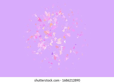 Light Pink, Red vector template with chaotic shapes. Colorful chaotic forms with gradient in modern style. Simple design for your web site.