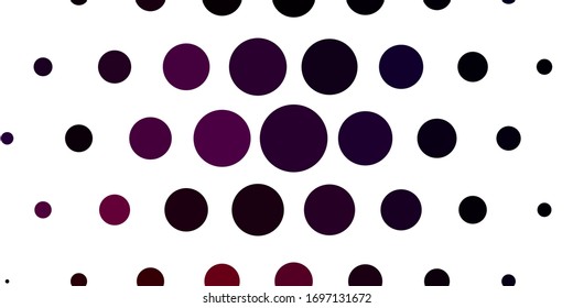 Light Pink, Red vector template with circles. Modern abstract illustration with colorful circle shapes. New template for a brand book.