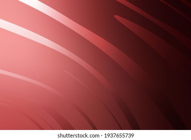 Light Pink, Red vector template with bent lines. Colorful abstract illustration with gradient lines. New composition for your brand book.
