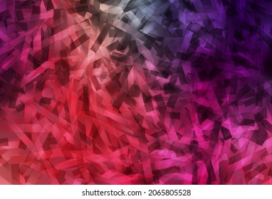 Light Pink, Red vector template with repeated sticks. Shining colored illustration with sharp stripes. Smart design for your business advert.