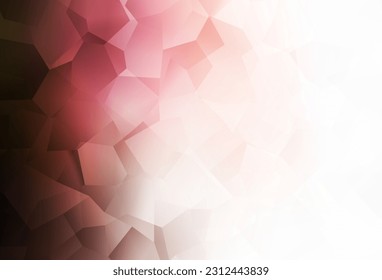 Plantilla vectorial roja y rosa claro con formas caóticas. Coloridas formas caóticas con gradiente de estilo moderno. Diseño moderno para su tarjeta de visita.