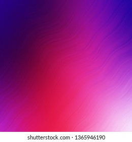 Light Pink, Red vector texture with circular arc. Bright illustration with gradient circular arcs. Pattern for busines booklets, leaflets