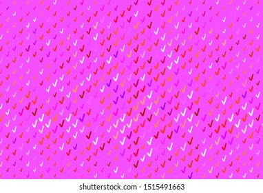 Light Pink, Red vector texture with wry lines. A sample with colorful lines, shapes. Pattern for your business design.