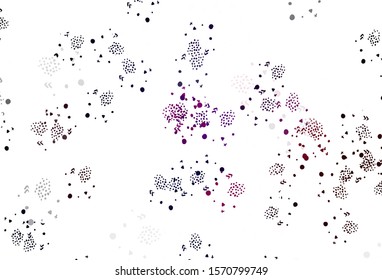Light Pink, Red vector texture with abstract forms. Decorative design in abstract style with random forms. Background for a cell phone.