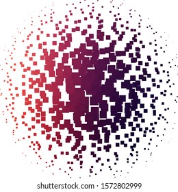 Light Pink, Red vector texture in rectangular style. Rectangles with colorful gradient on abstract background. Pattern for commercials, ads.