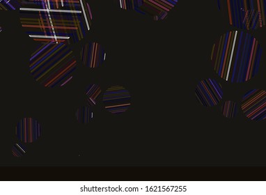 Light Pink, Red vector texture with disks. Beautiful colored illustration with blurred circles in nature style. Design for poster, banner of websites.