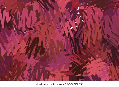 Light Pink, Red vector texture with colored lines. Modern geometrical abstract illustration with Lines. Pattern for your busines websites.
