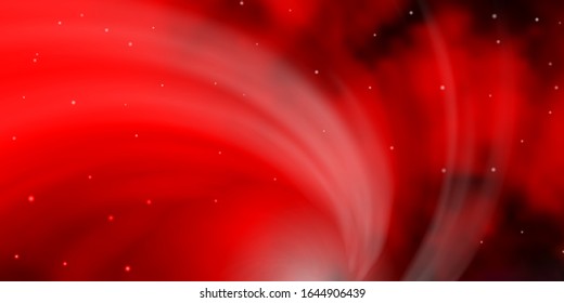 Light Pink, Red vector texture with beautiful stars. Colorful illustration in abstract style with gradient stars. Theme for cell phones.