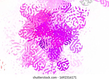 Light Pink, Red vector texture with abstract forms. Modern abstract illustration with colorful random forms. Best smart design for your business.