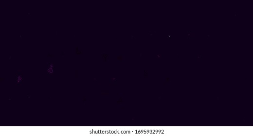 Light Pink, Red vector texture with women's rights symbols. Colorful feminism symbols with a gradient in modern style. Elegant design for wallpapers.