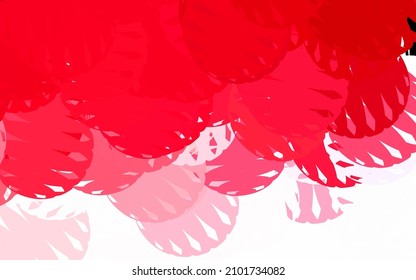 Light Pink, Red vector texture with abstract forms. Modern abstract illustration with colorful random forms. Simple design for your web site.