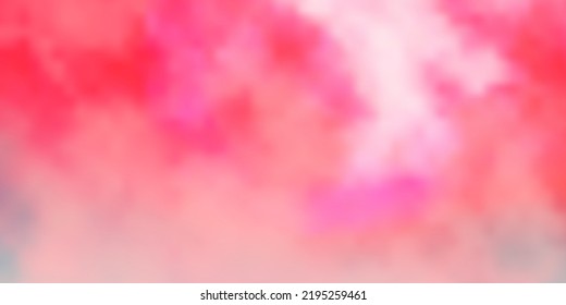 Pink claro, textura vectorial roja con cielo nublado. Ilustración brillante con nubes de gradiente abstractas. Patrón para sus comerciales.