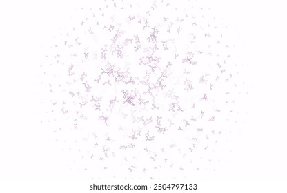 Light Pink, Red vector texture with artificial intelligence concept. Colorful design in simple style with AI links. Smart design for promotion of bid data.