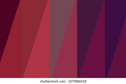 Light Pink, Red vector triangle mosaic texture. Creative geometric illustration in Origami style with gradient. A completely new design for your business.